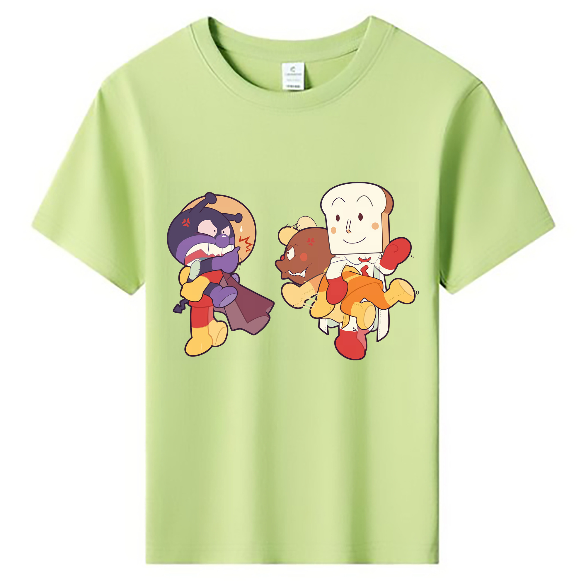 （画像用） アンパンマン Anpanman 綿100％キッズTシャツ（フロントプリント）